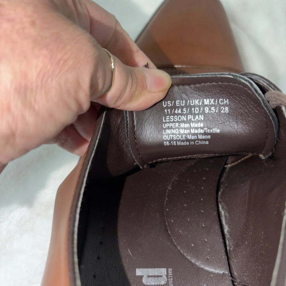 Unlisted Kenneth Cole Production Lesson Plan Men's Dress‎ Shoes COGNAC Size 11